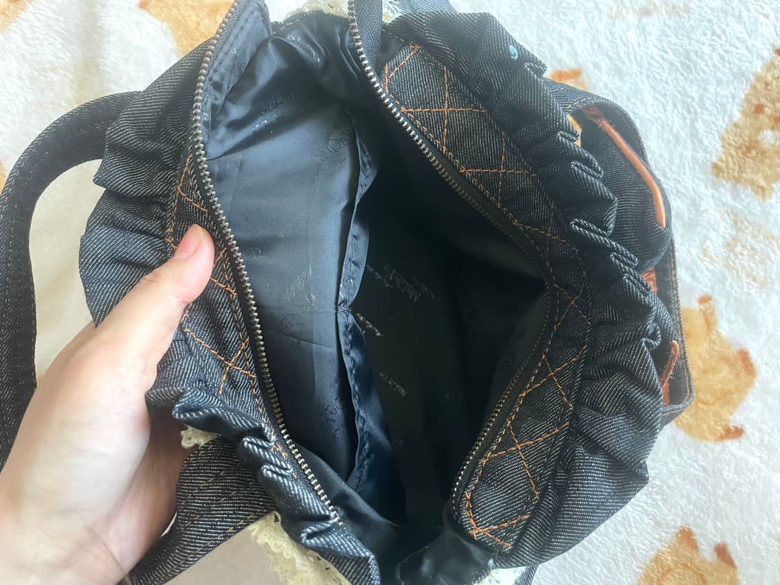 모리걸 빈티지 레이스 리본 토트백 👜🎀 상품이미지9