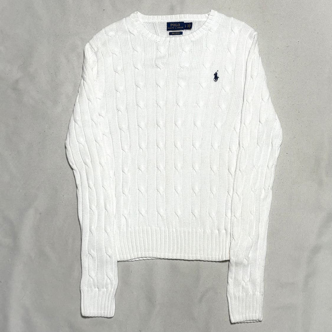 L 폴로랄프로렌 피마코튼 케이블 니트 상품이미지2