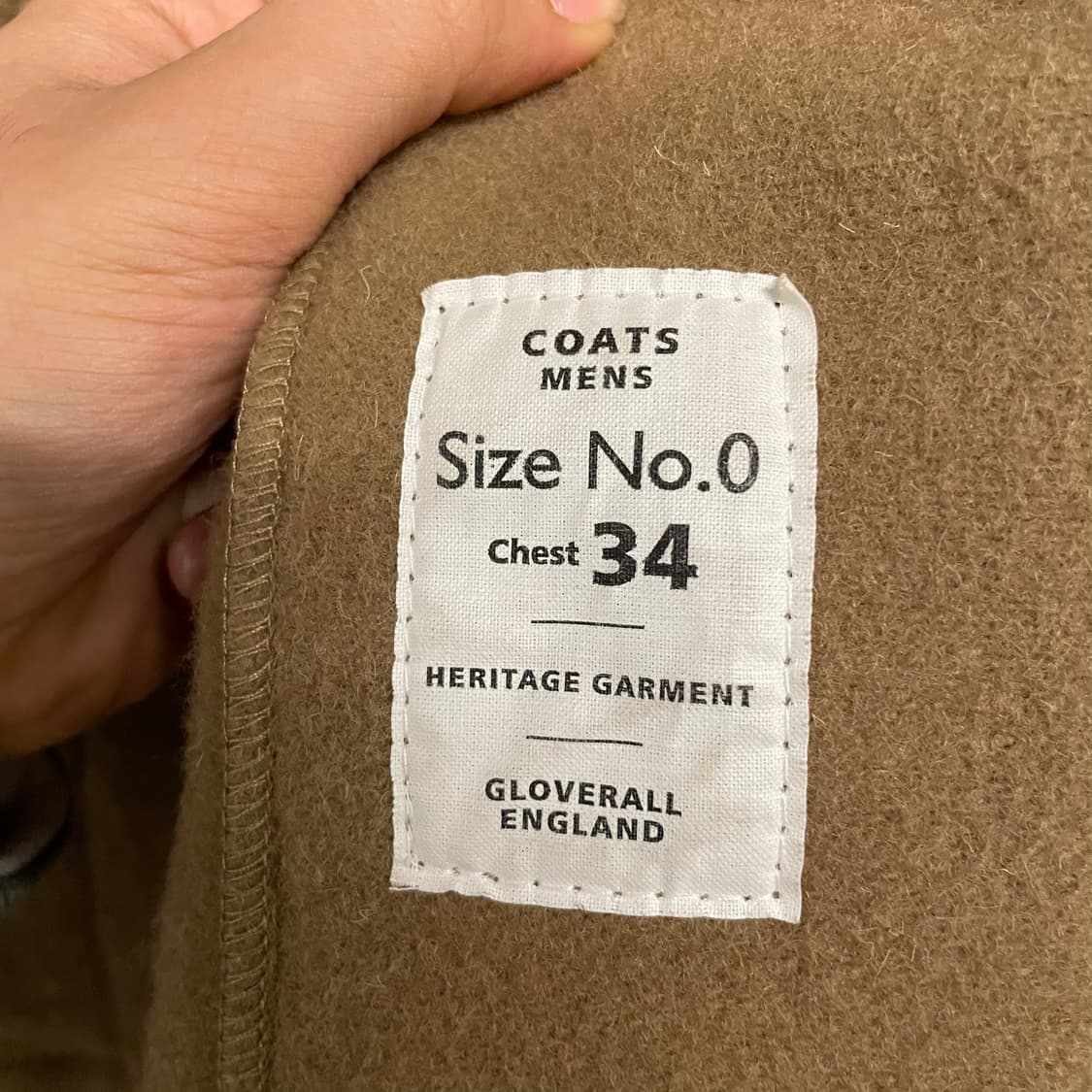 90s 글로버올 GloverAll 더플 코트 후드 떡볶이 코트 상품이미지7