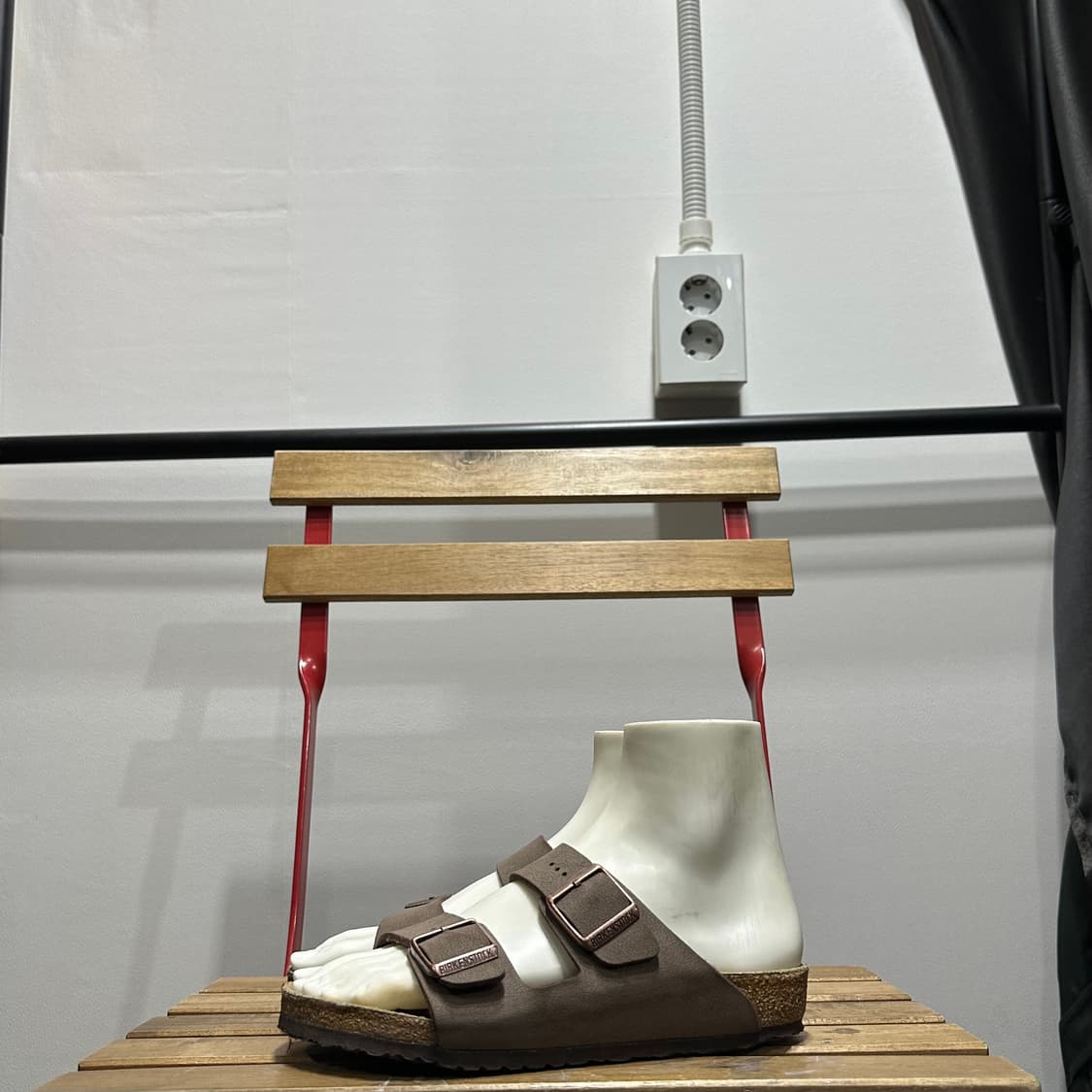 220) 버켄스탁 슬리퍼 여성 여자 신발 아리조나 다크브라운 상품이미지3