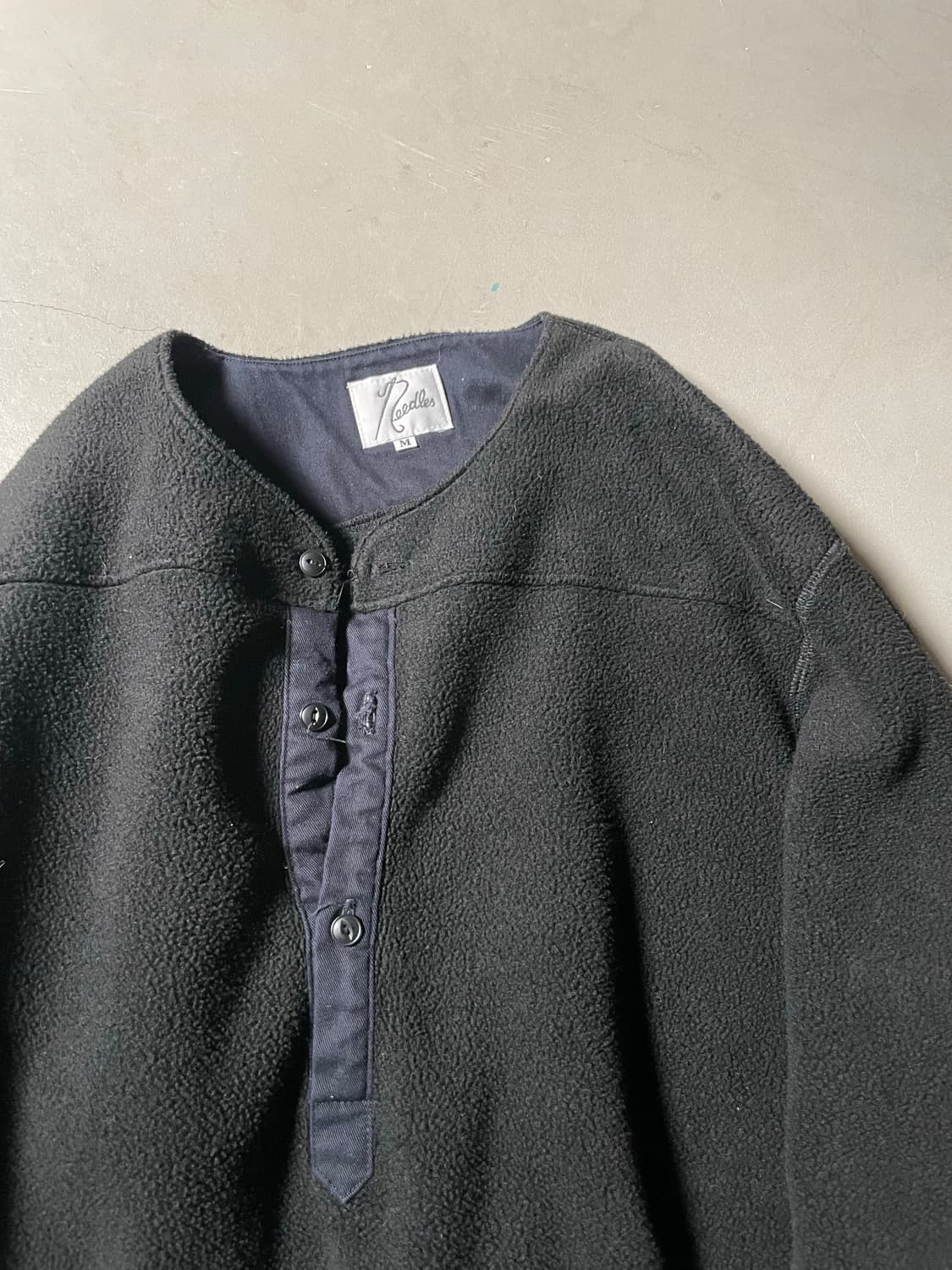 니들스  Fleece Henry Neck Long T-Shirt 상품이미지3