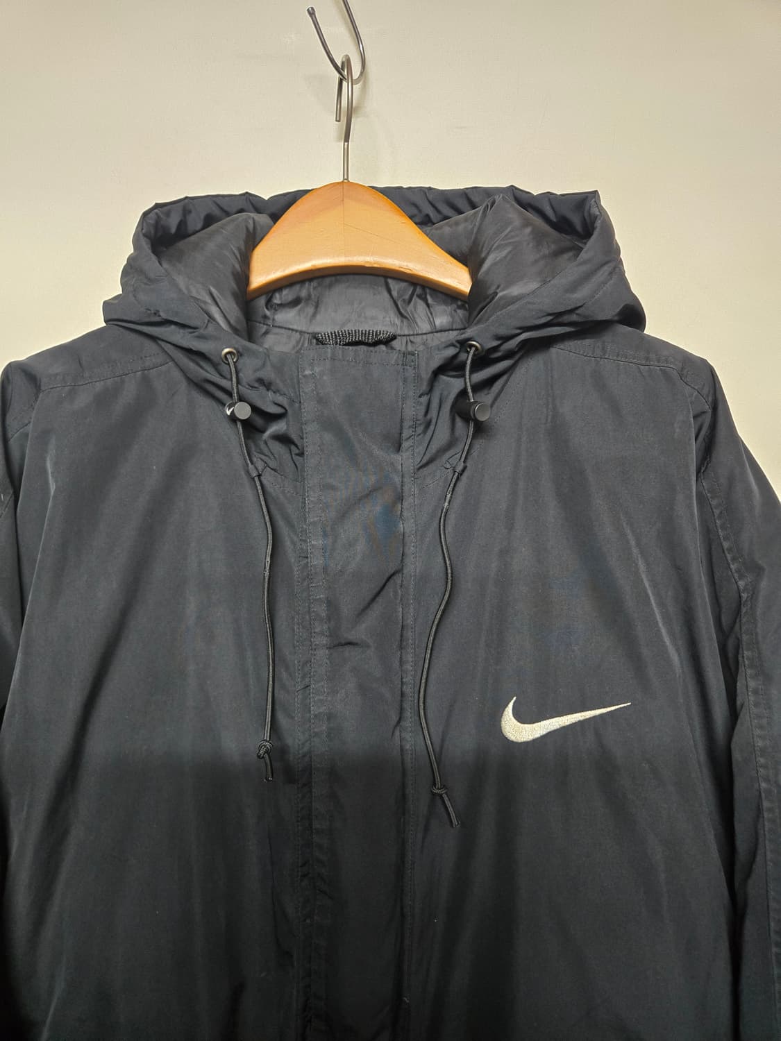 나이키 후드 빈티지 오리지널 패딩 점퍼 블랙 105 상품이미지4