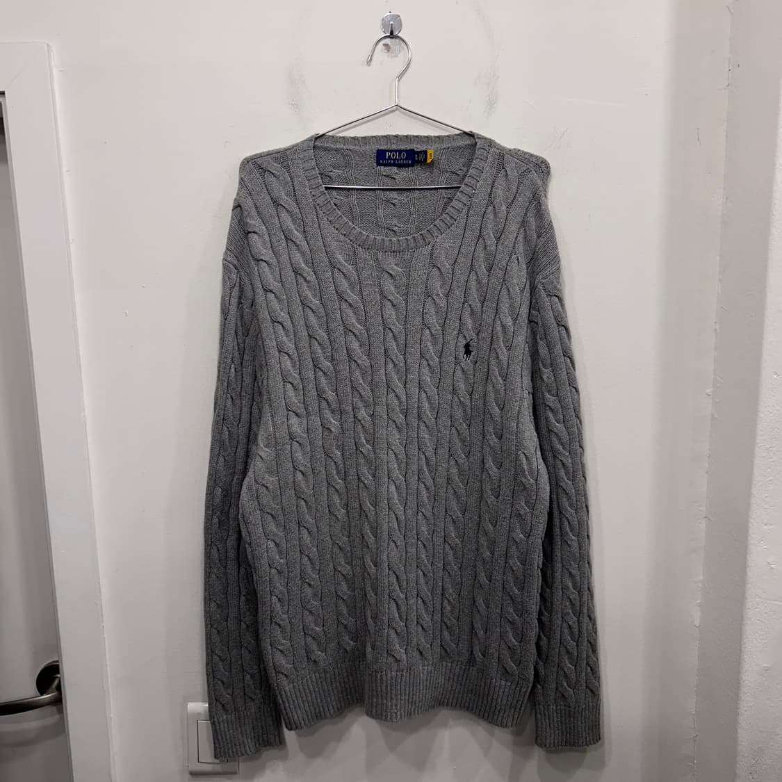 폴로 랄프로렌 스몰포니 꽈배기 코튼 니트 상품이미지2