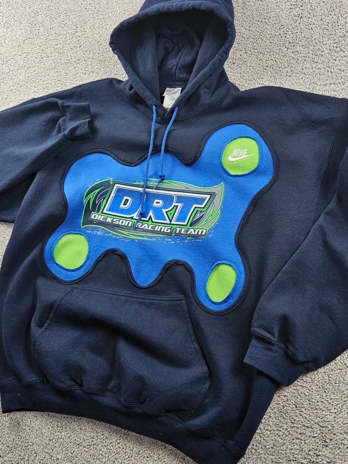 길단 X 나이키 아플리케 커스텀 후드 티셔츠 ( XL ) / 10693 상품이미지6