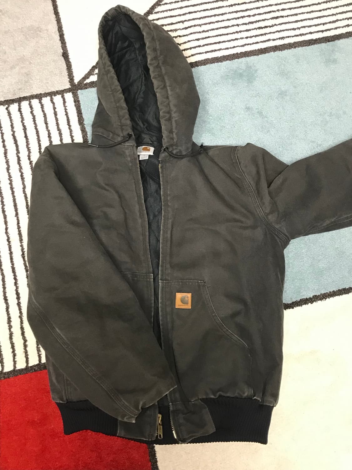 칼하트 액티브 자켓  샌드스톤 j130 (퀄팅 안감) 상품이미지1