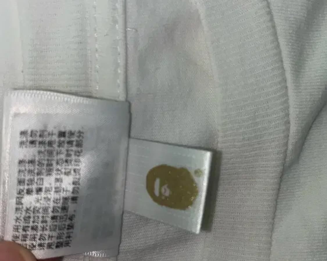 베이프 에이프 빅 헤드 사루 반팔 화이트 티셔츠 xl 상품이미지6