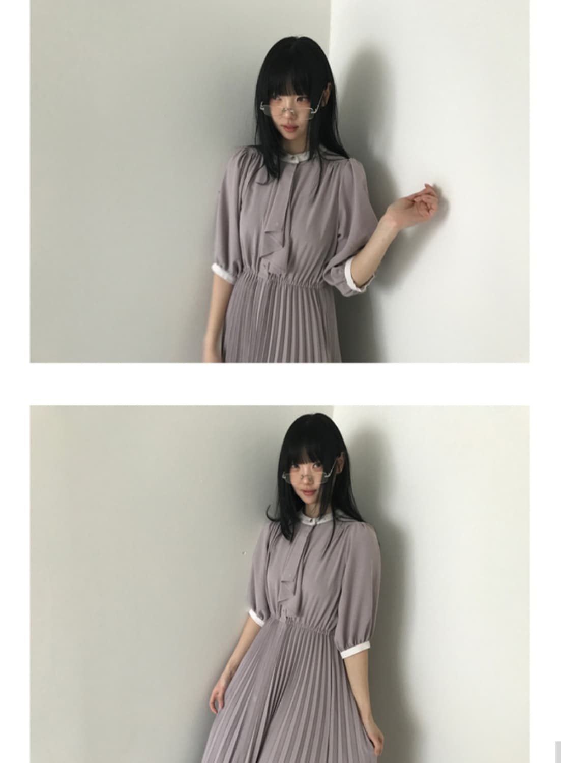 팜므뮤즈 빈티지 카라 원피스 상품이미지4