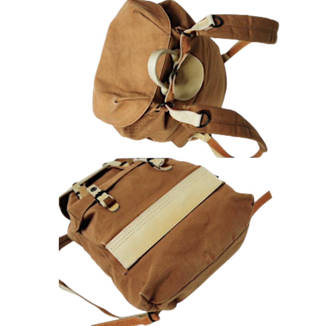 요시다 포터 캔버스 소가죽 백팩 상품이미지4