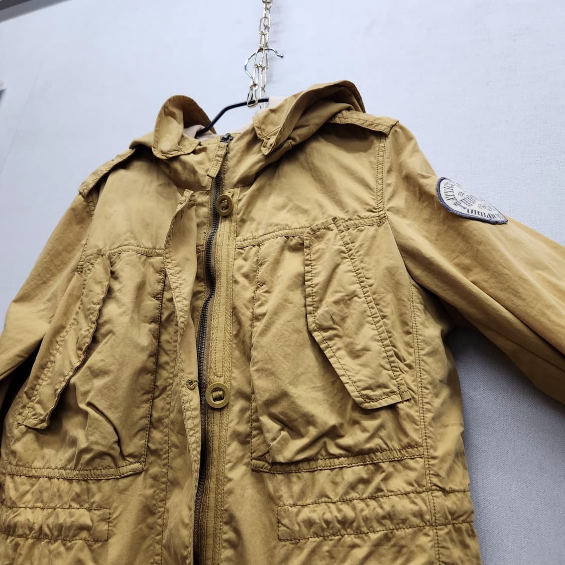 써스데이아일랜드 로고와펜 내피분리 후드야상S(M) 상품이미지3