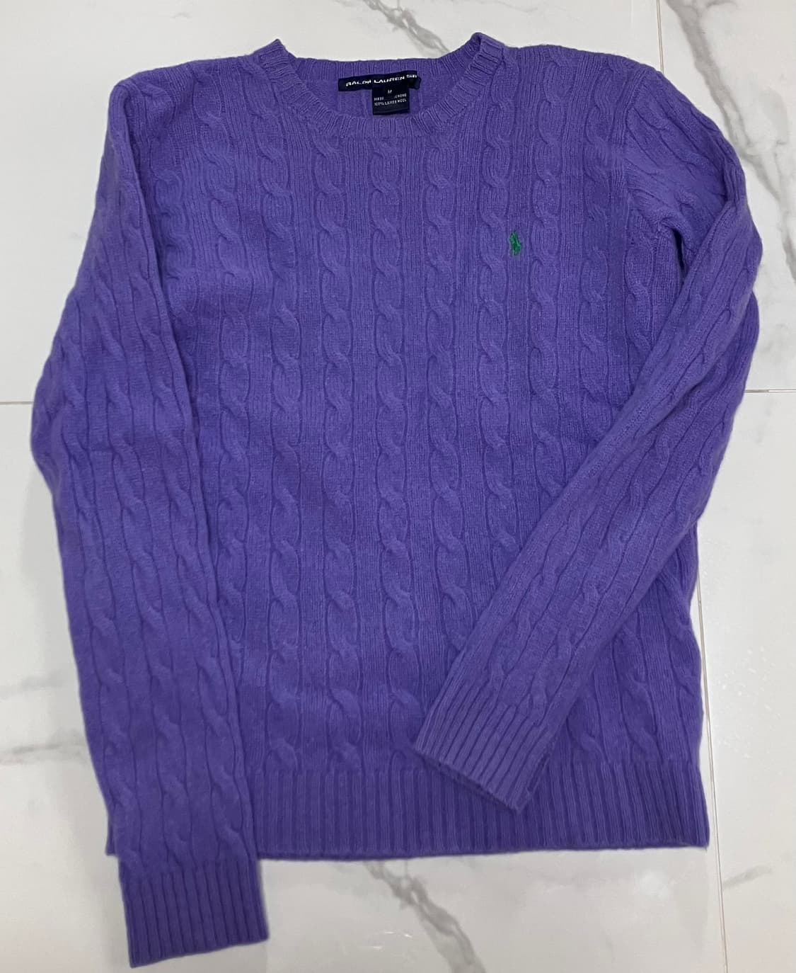 랄프로렌 울 100%케이블 니트 스웨터 ralph lauren sport 상품이미지1