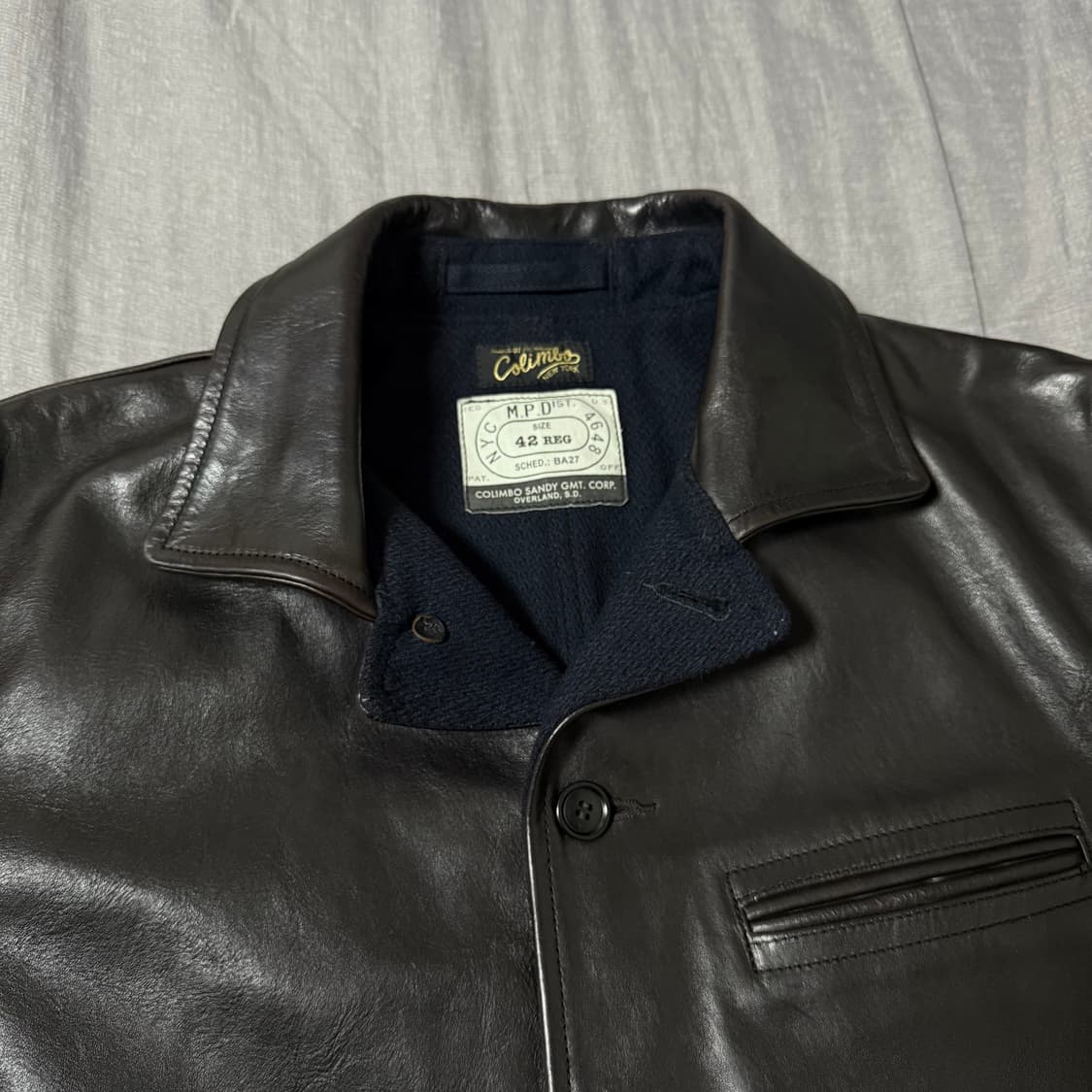 [42]콜림보 다심 홀스하이드 30's STOCKMANS 스톡맨 카코트 상품이미지7