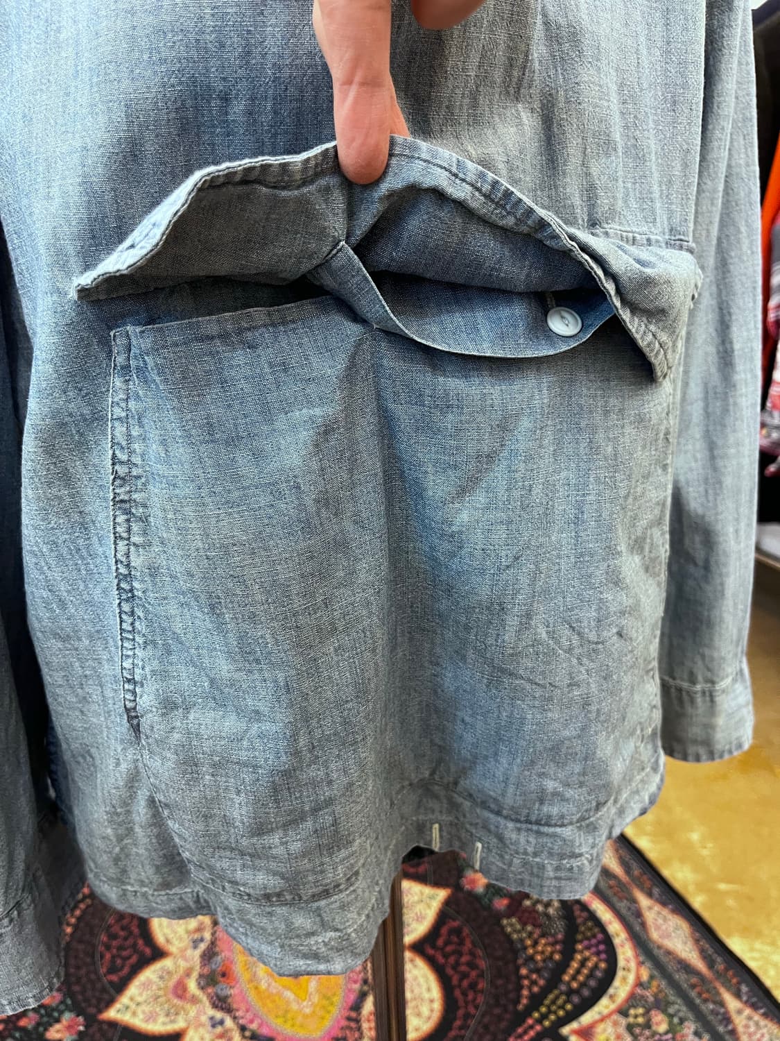 폴로 랄프 로렌 버튼 데님 아노락 상품이미지4