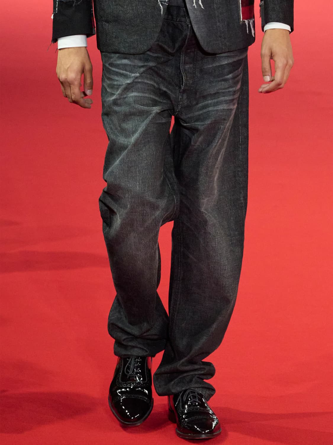 준야 와타나베 리바이스 25ss 레이어드 데님 블랙 상품이미지1