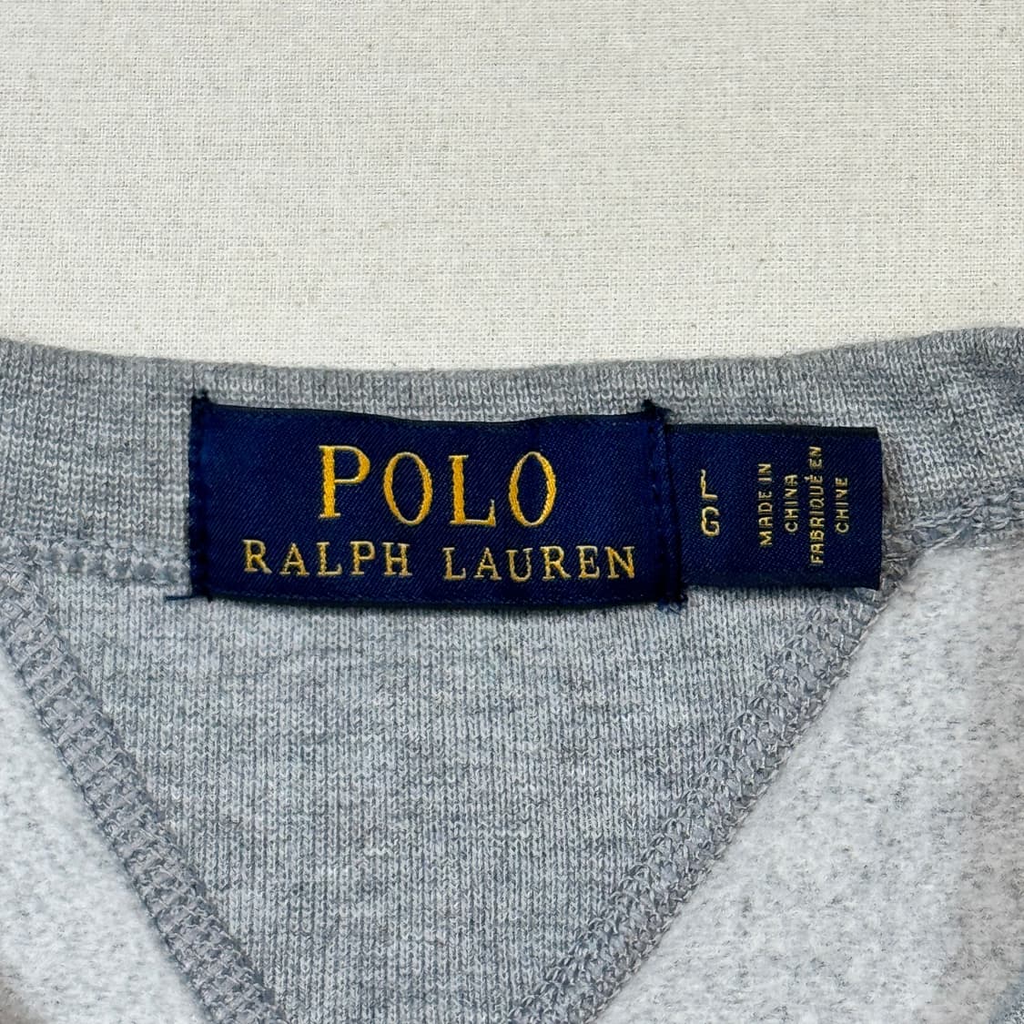 L) 폴로 랄프로렌 맨투맨 멜란지 그레이 상품이미지6