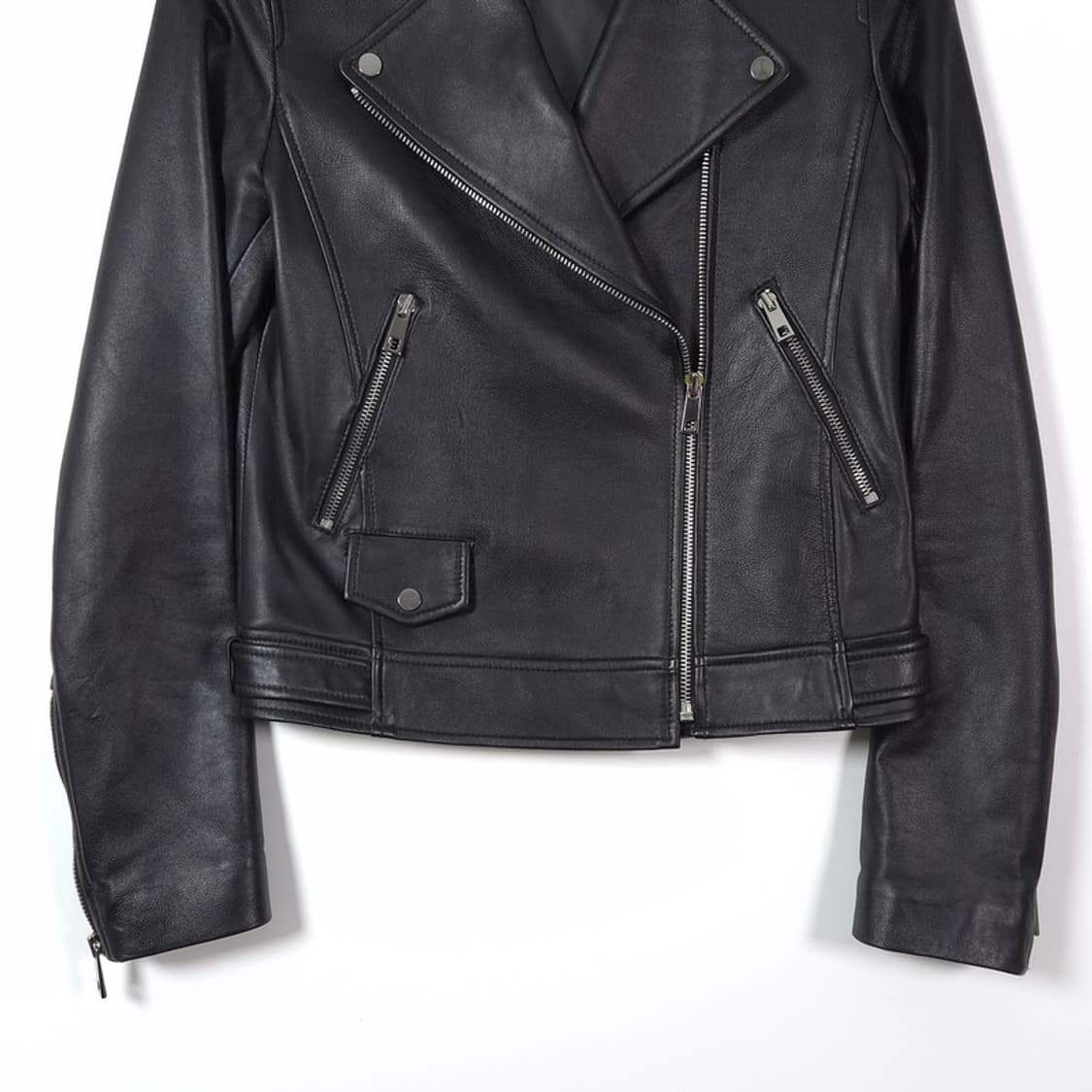 케네스레이디 천연 양가죽 라이더 자켓 55 상품이미지4