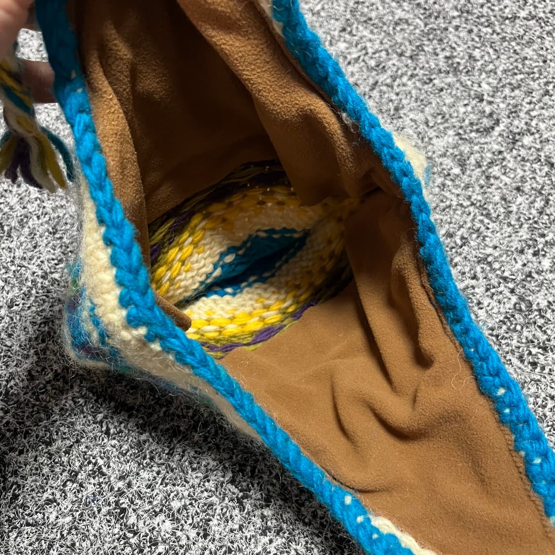 빈티지 핸드메이드 니트 귀돌이 모자 상품이미지2