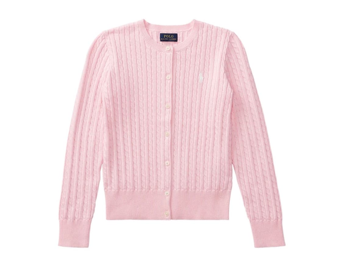 (새상품) 폴로랄프로렌 걸즈 케이블 꽈배기 가디건 상품이미지4