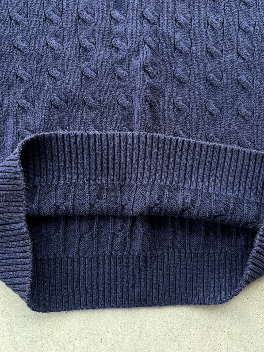 폴로 케이블 코튼 니트 상품이미지3