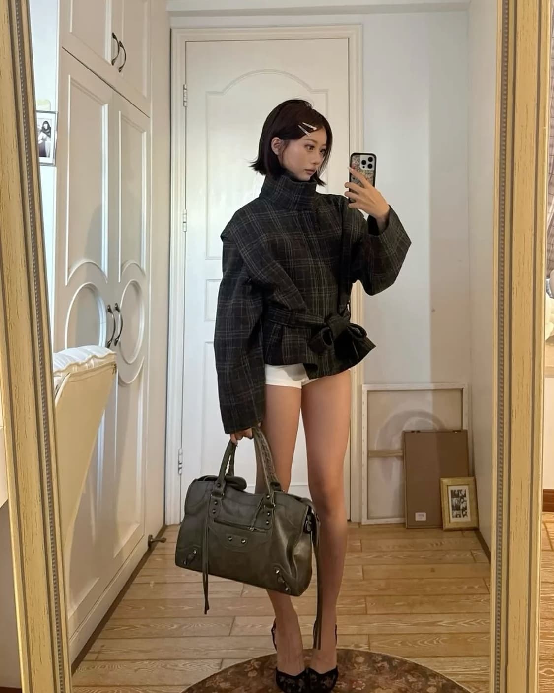 발렌시아가 클래식 모터백 핑크 상품이미지9