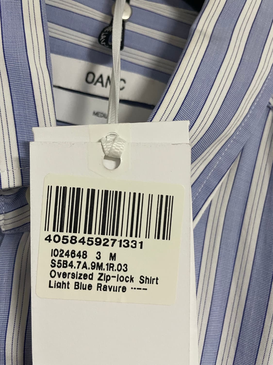 OAMC 오버사이즈 스트라이프 집락셔츠 상품이미지4