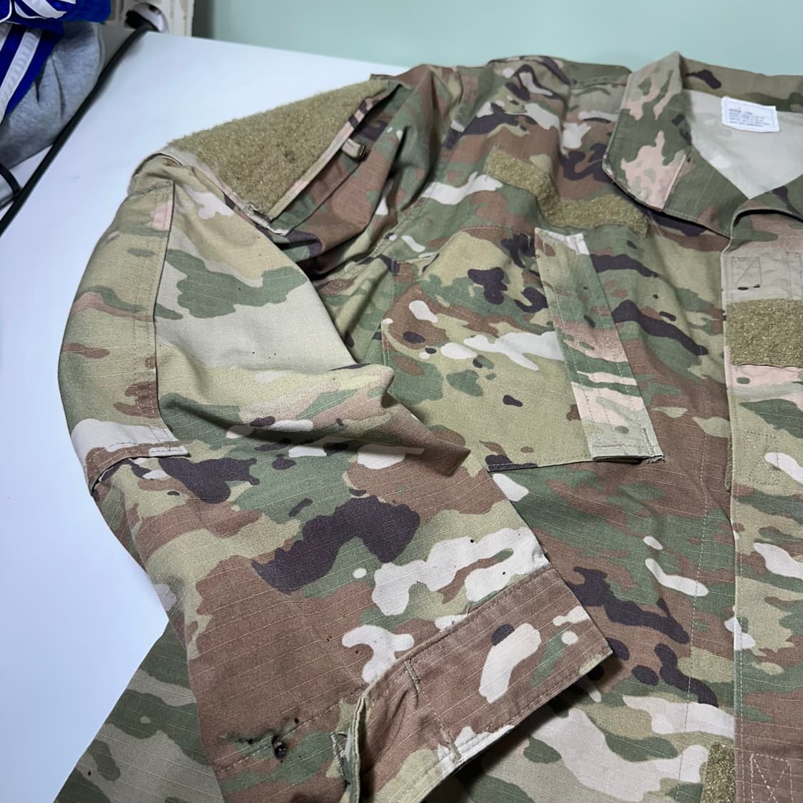 M-L US ARMY 유틸리티 밀리터리 OG 야상셔츠 자켓 상품이미지3