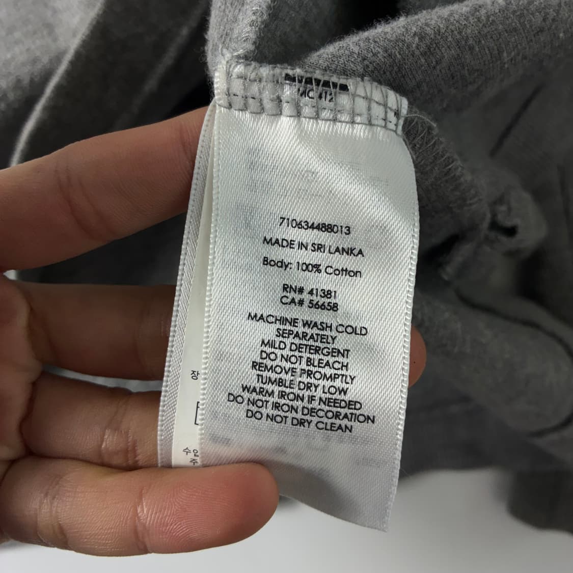 Polo  폴로 랄프로렌 자수 코튼 에스테이트 립 그레이 반집업 상품이미지6