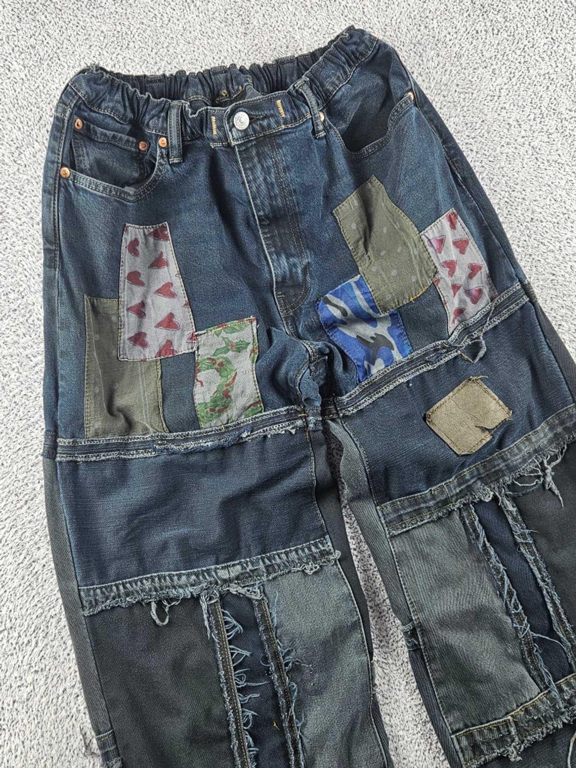 리바이스 밴딩 패치워크 리빌딩 데님 팬츠 ( 40X34 ) / 11040 상품이미지5