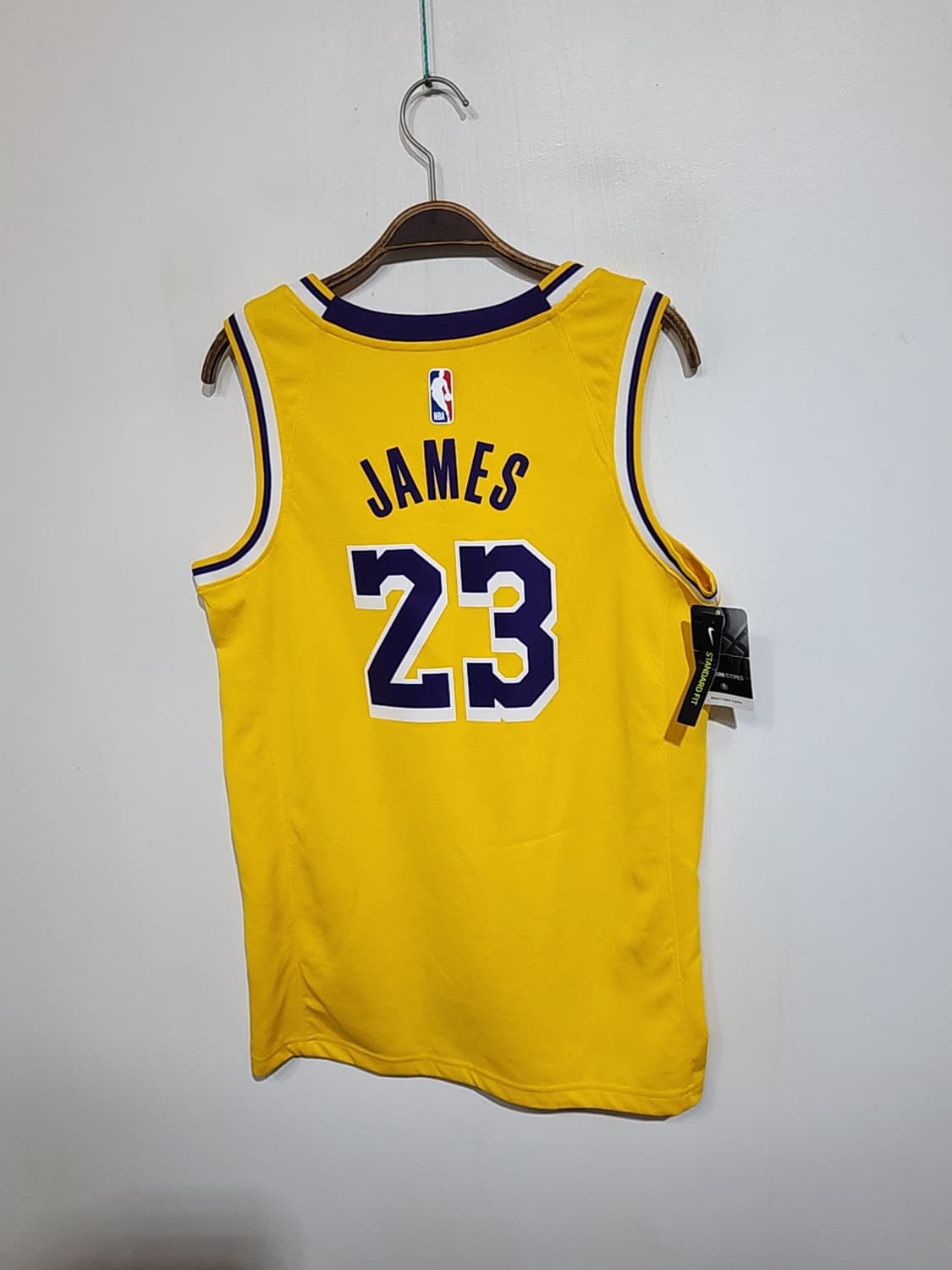 (S) 나이키 LA 레이커스 농구져지 NBA 르브론 제임스 유니폼  상품이미지7