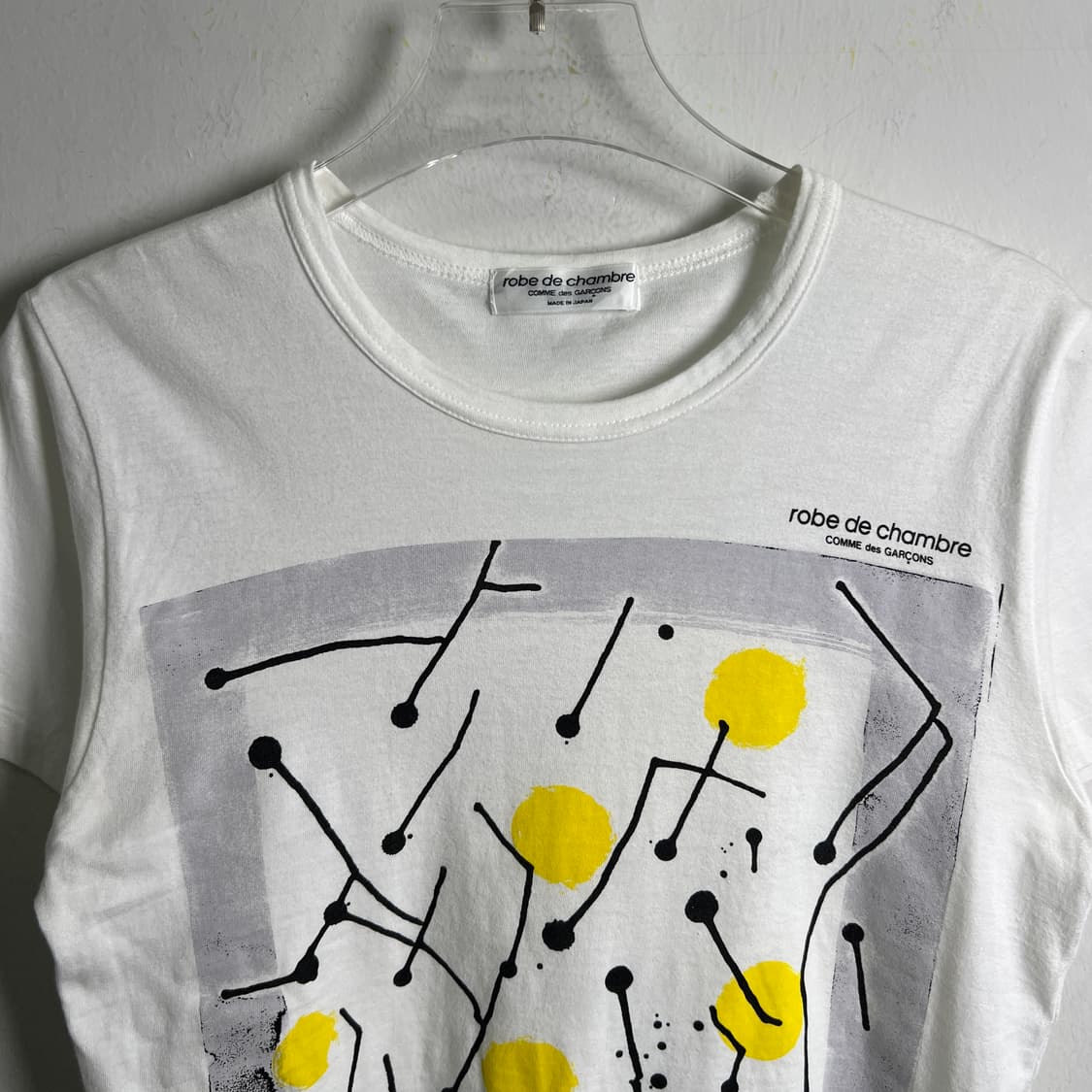 00's 꼼데가르송 로브 드 샴브레 그래픽 반팔 티셔츠  상품이미지5