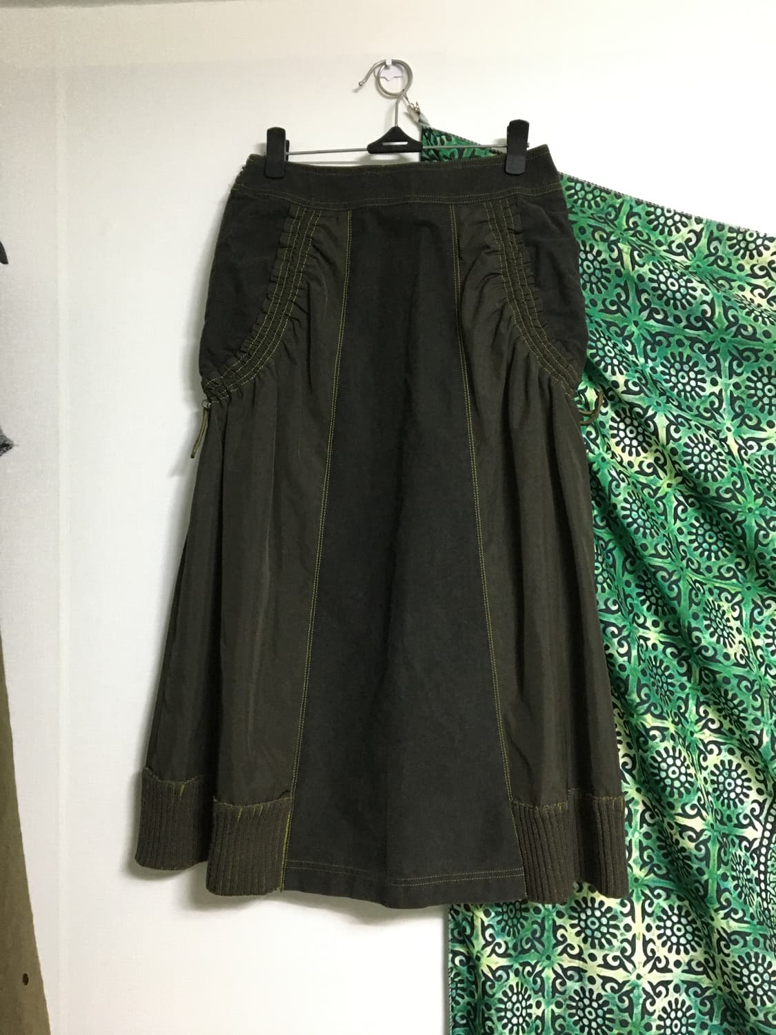 Vintage shirring skirt 상품이미지1