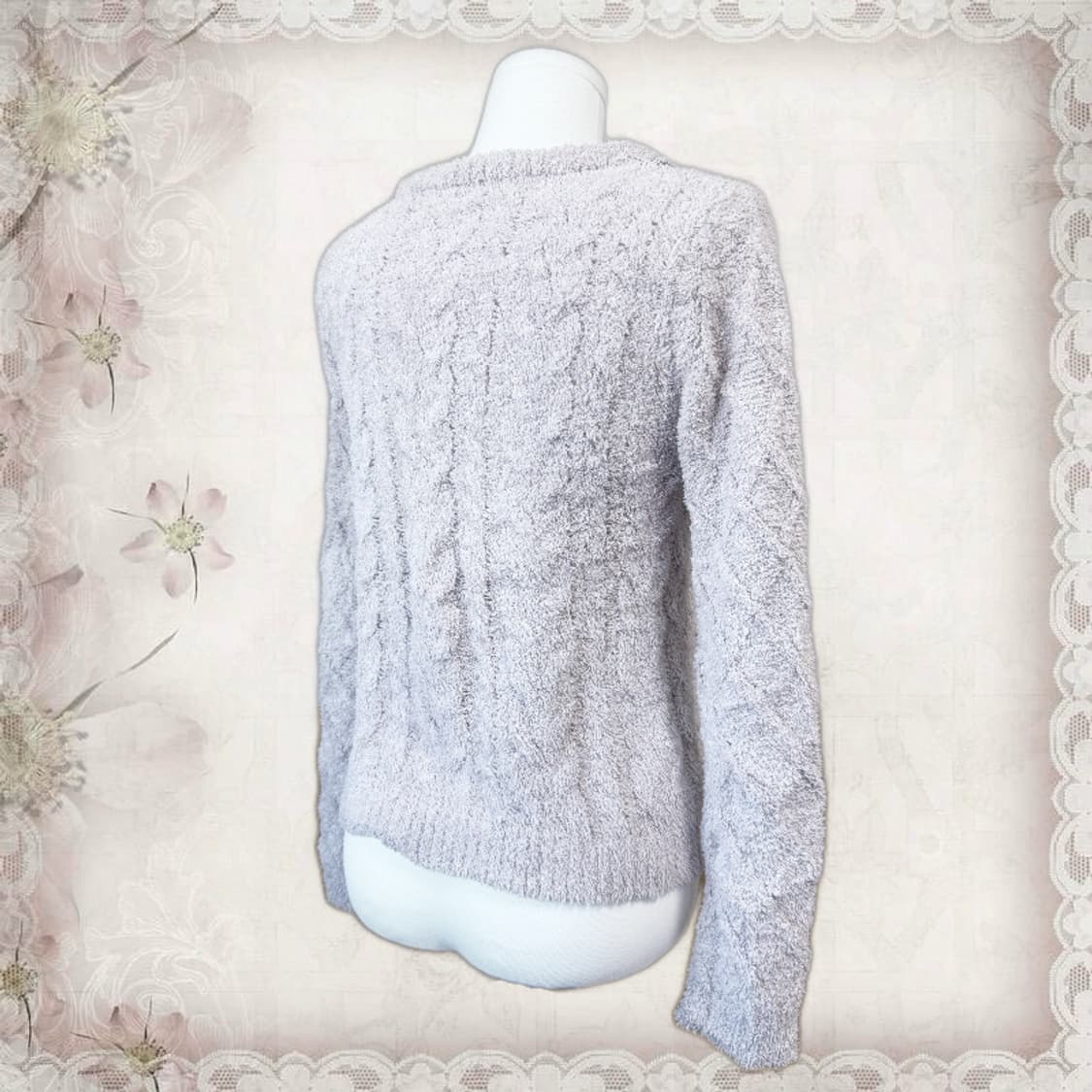 Axes Femme 엑시즈팜 히메갸루 폭닥 젤라또 와플 꽈베기 니트 상품이미지3