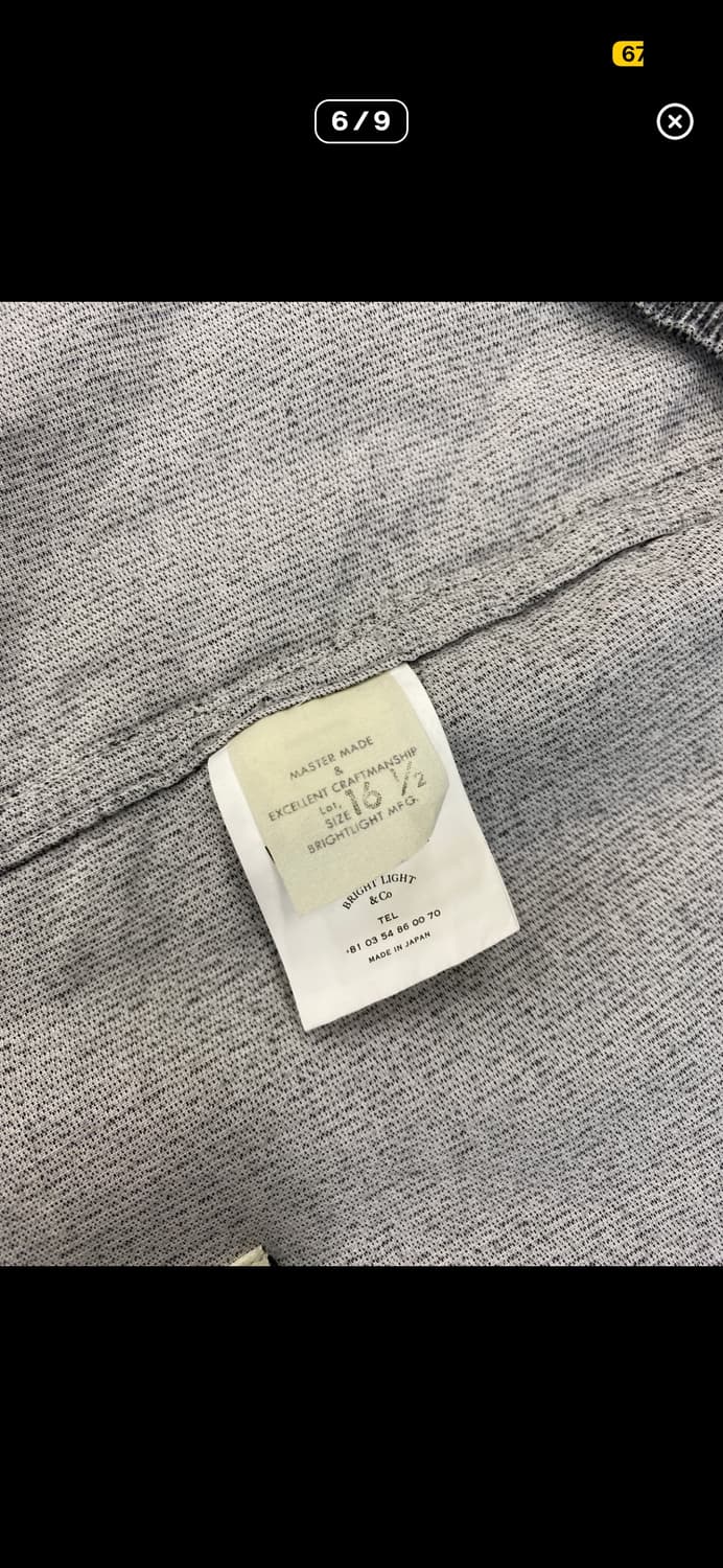 올드조 스왈로우 칼라 셔츠 16.5 상품이미지6