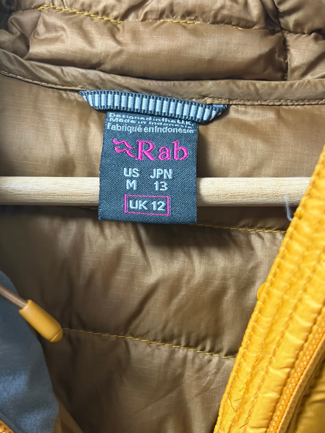 랩 마이크로라이트 알파인 자켓 우먼 경량 패딩 다크버터 상품이미지3