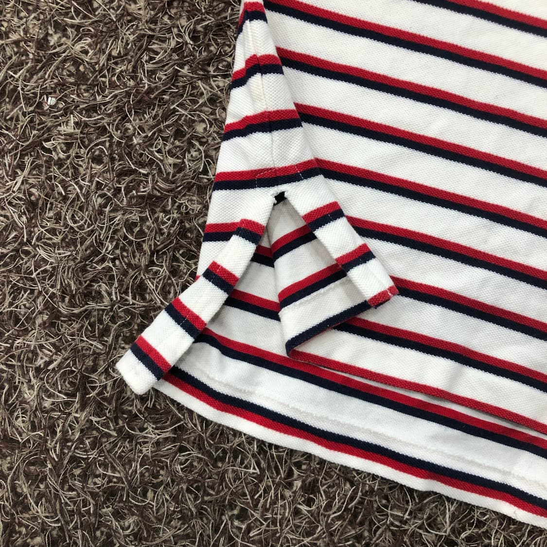 XL 폴로 랄프로렌 스트라이프 포니 카라 PK 반팔 티셔츠 상품이미지4