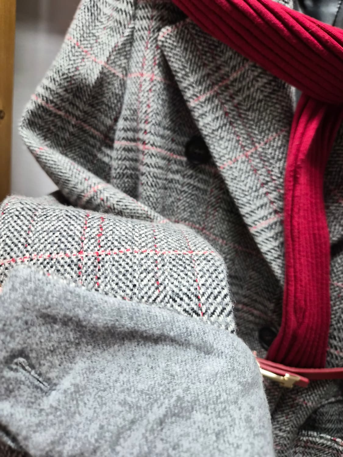 SJSJ 체크자켓코트 상품이미지3