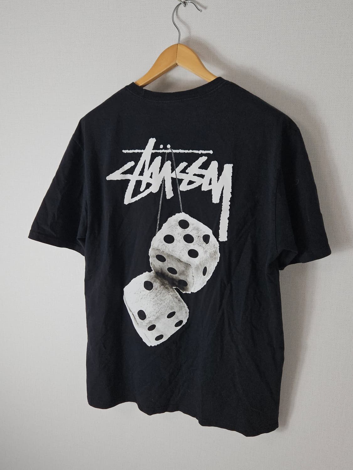스투시 퍼지 다이스 반팔 티셔츠 블랙 L 정품 상품이미지2