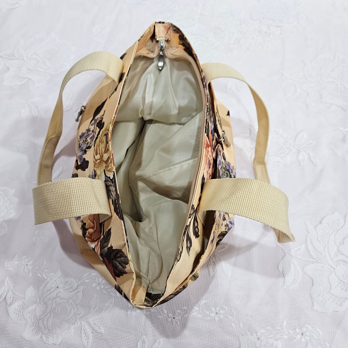 플라워 패턴 토트백 상품이미지6