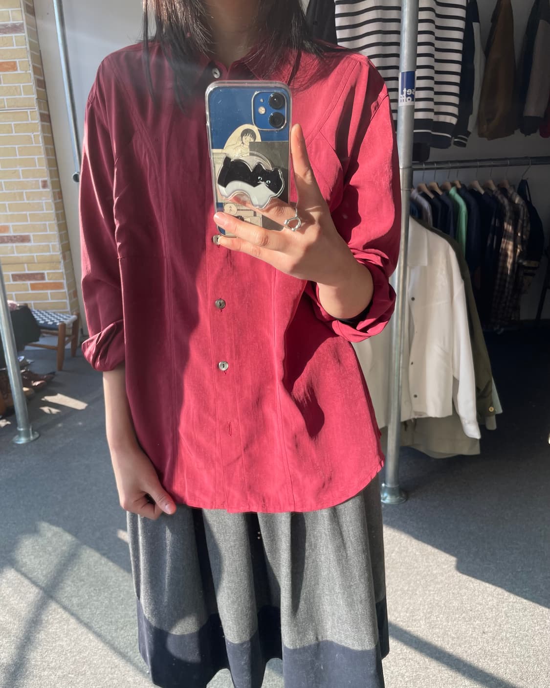 Wine blouse 상품이미지7