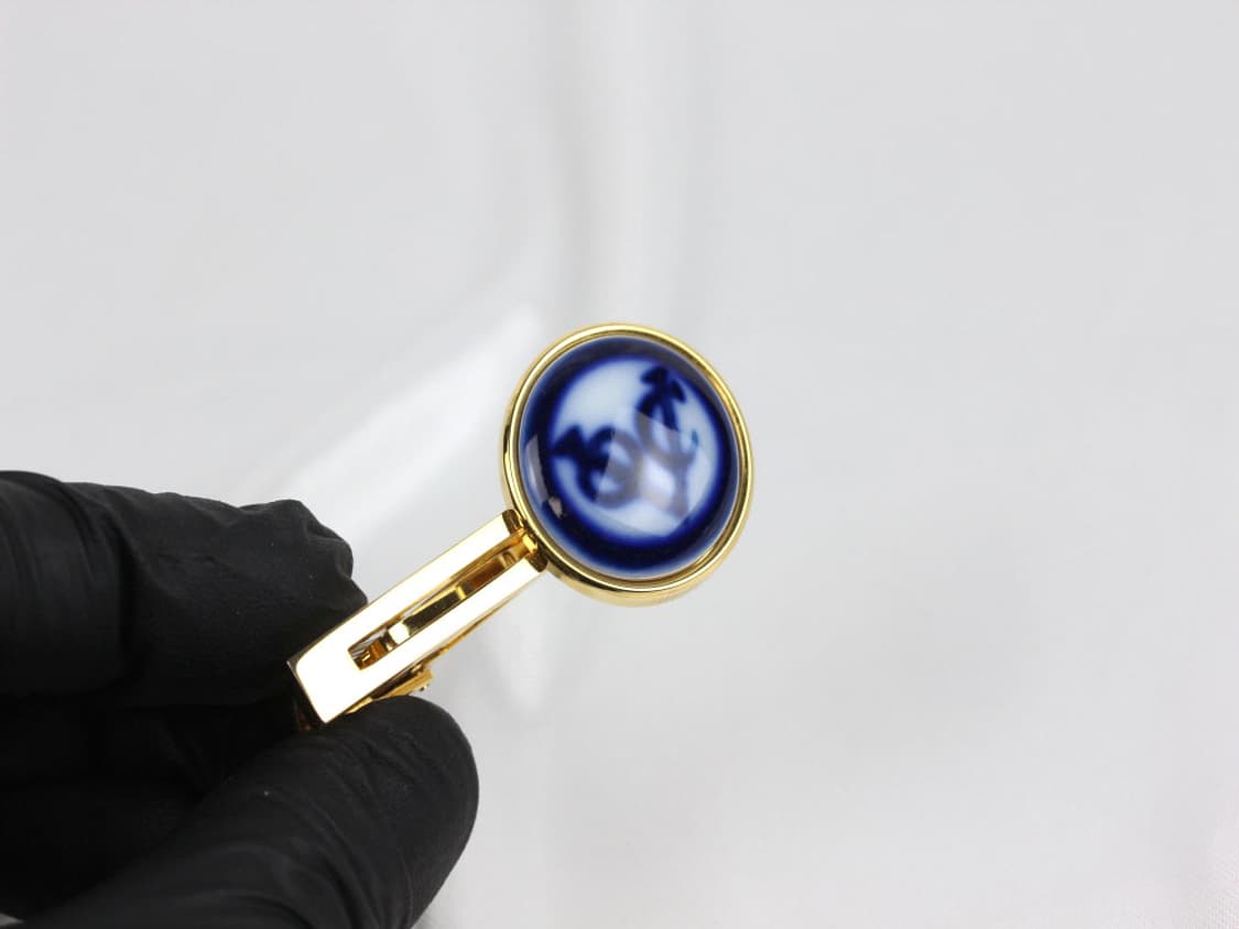 아리타 도자기 A등급 4.7cm 일본 넥타이핀 커프스 세트 상품이미지6