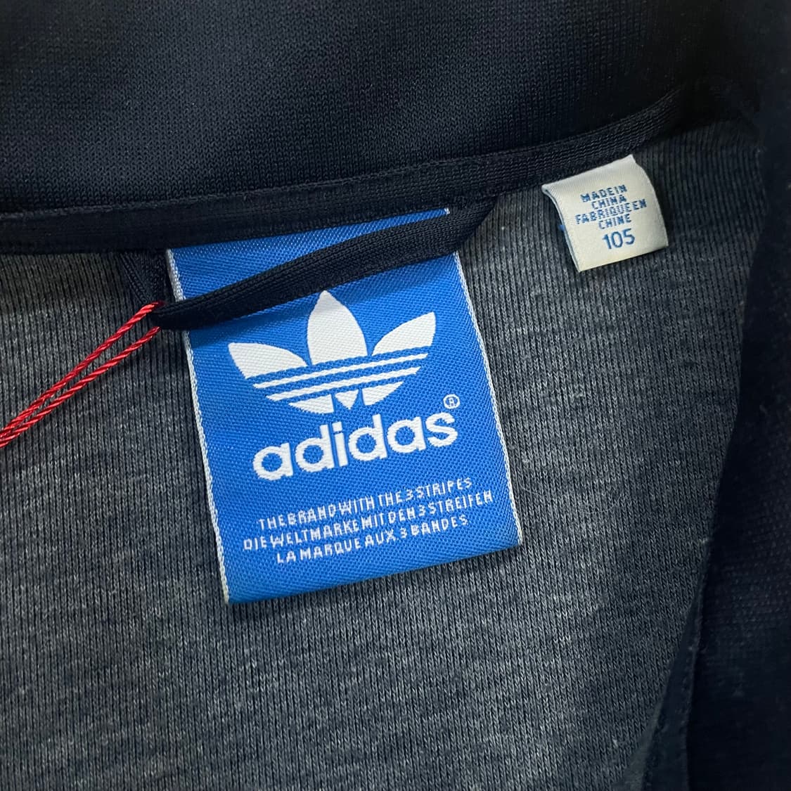 아디다스 유로파 트랙탑 져지 네이비 레드 상품이미지3