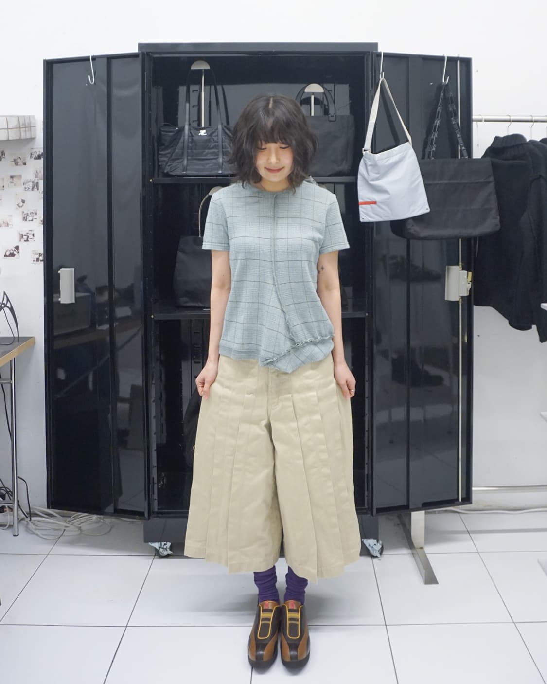 COMME des GARÇONS pleated wide shorts 상품이미지2