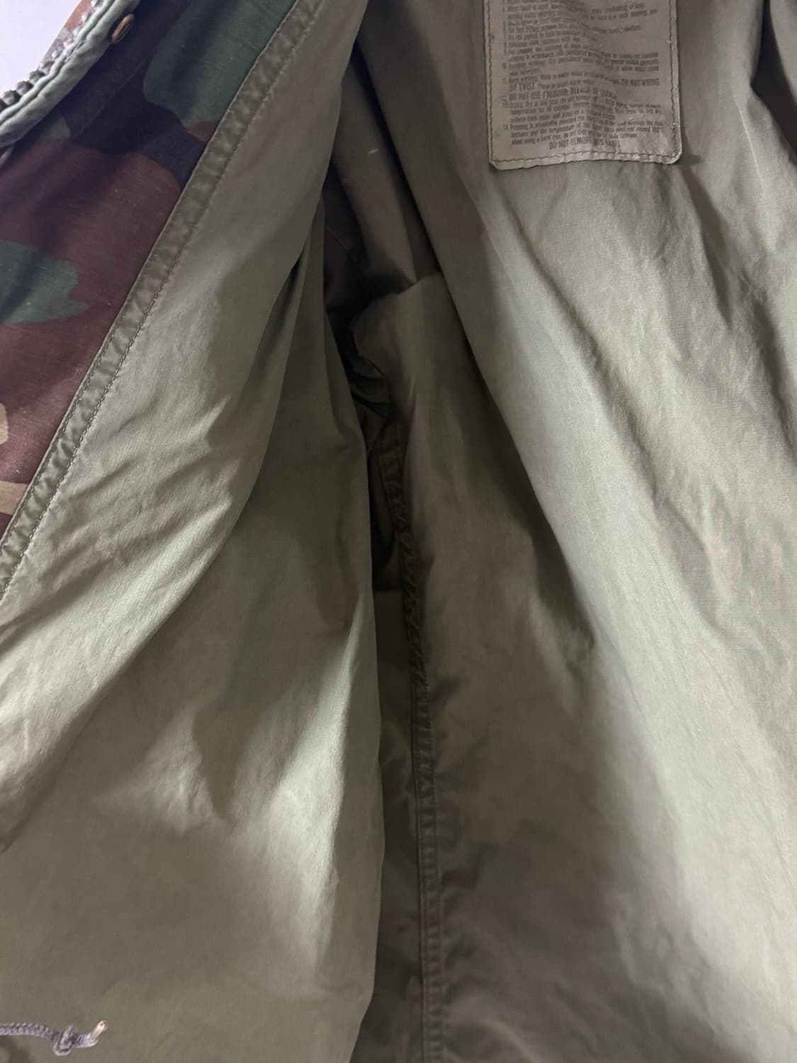 미군 카모 m65 필드자켓 xl 상품이미지6