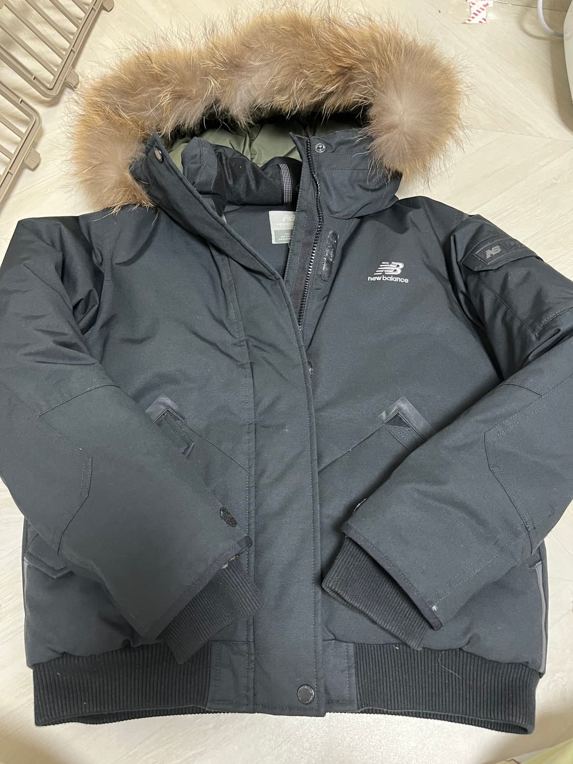 뉴발란스 숏패딩 90 M사이즈 상품이미지2