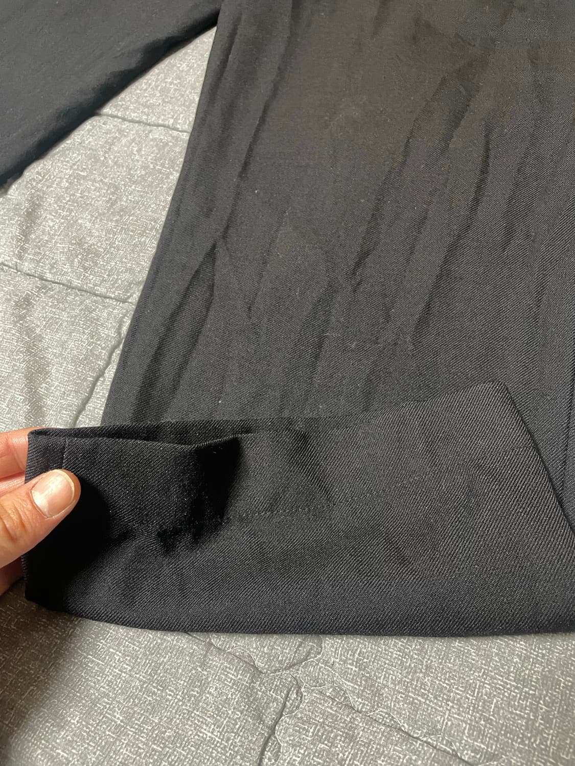 Mfpen Classic Trousers Black Woll twill 상품이미지4