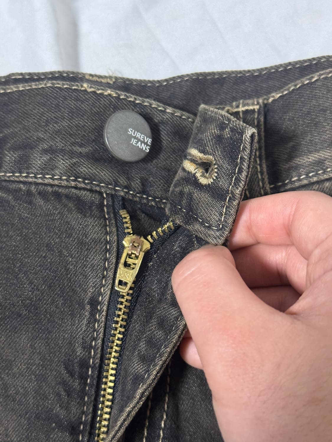 빈티지 워싱 데님 카고 스커트 y2k 상품이미지7