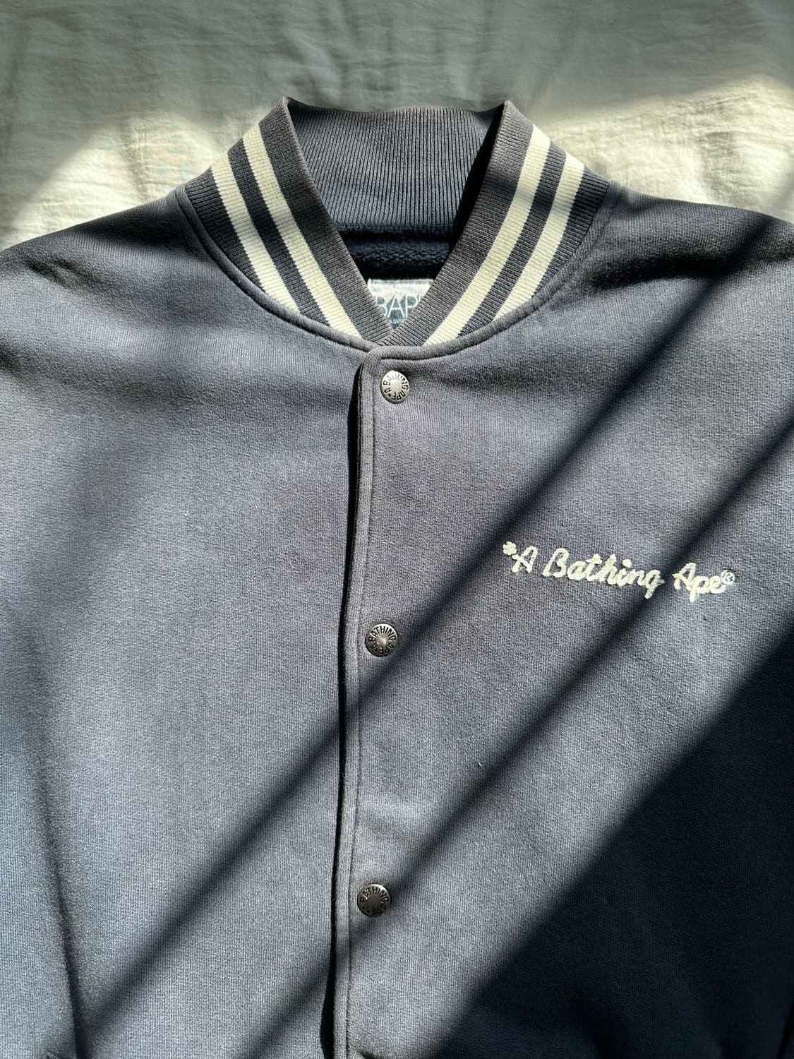 00s 베이프 제너럴 코튼 바시티 자켓 상품이미지4