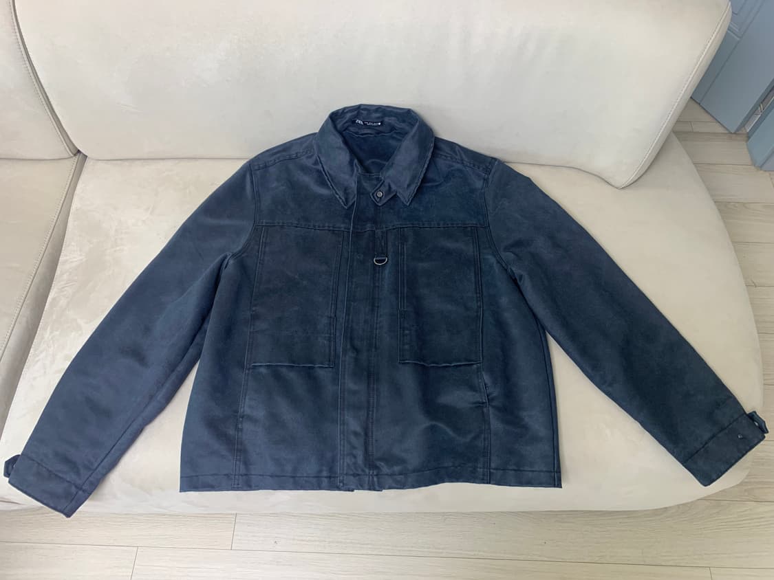 ZARA 왁싱 이펙트 점퍼 상품이미지4