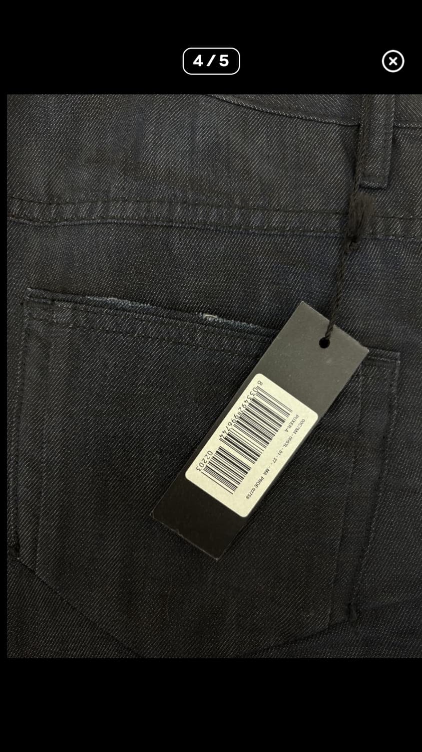 Diesel 블랙골드 라벨 와이드 데님 puxa-a 데님 상품이미지4