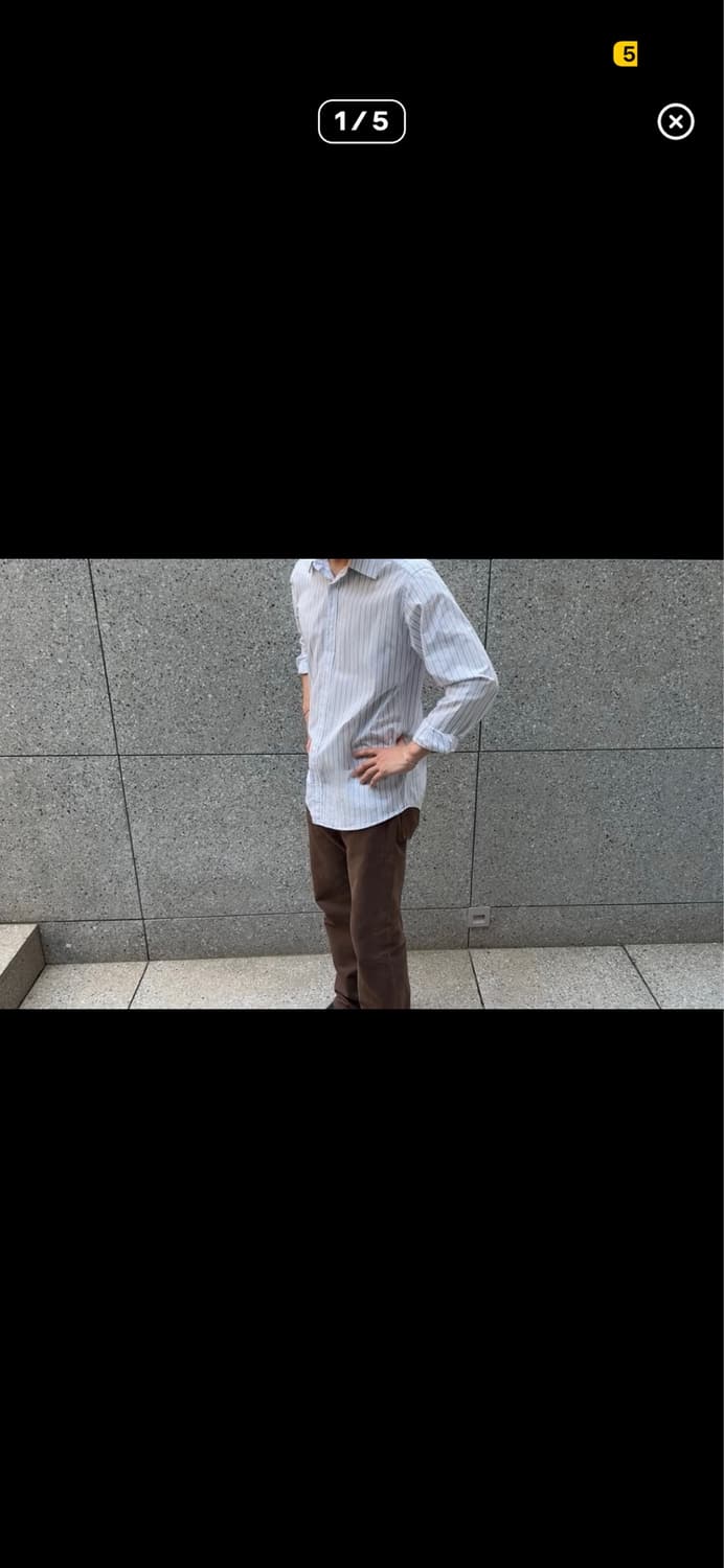 [40] hermes striped shirt 상품이미지1