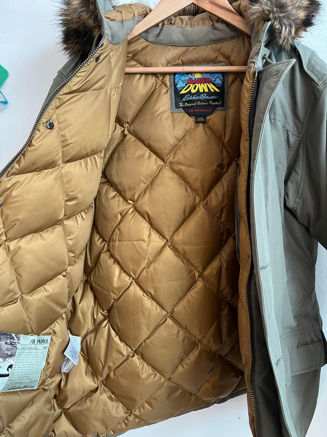 Eddie bauer b-9 파카 상품이미지6